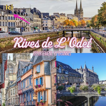 Apartamento Les Rives De L'Odet, Vue Riviere Quimper Exterior foto