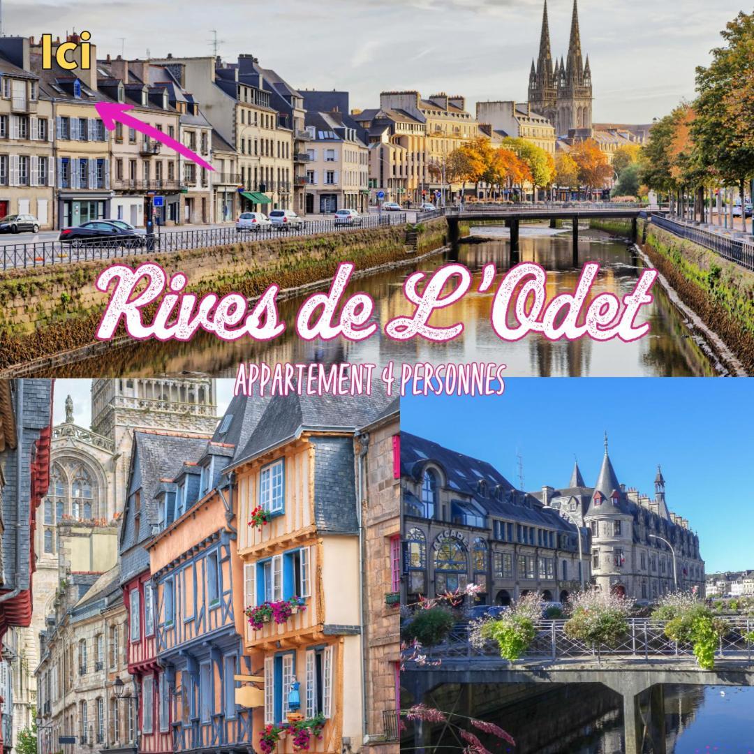 Apartamento Les Rives De L'Odet, Vue Riviere Quimper Exterior foto